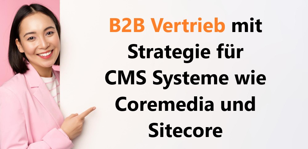 B2B Vertrieb mit Strategie für CMS Systeme wie Coremedia und Sitecore